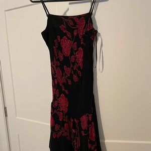 Eva Blue Vintage Slip Dress